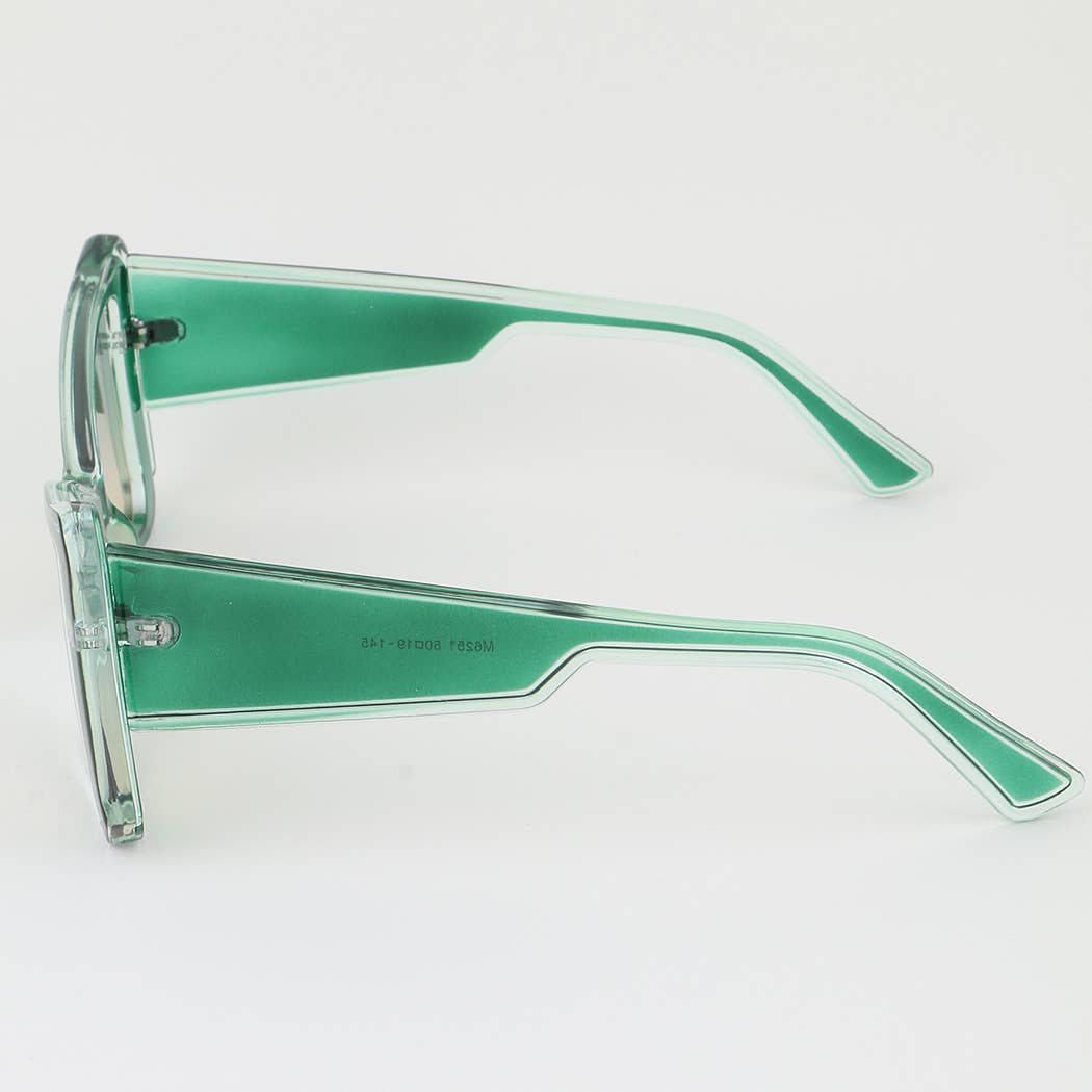 Bright Gradient Geometric Sunglasses