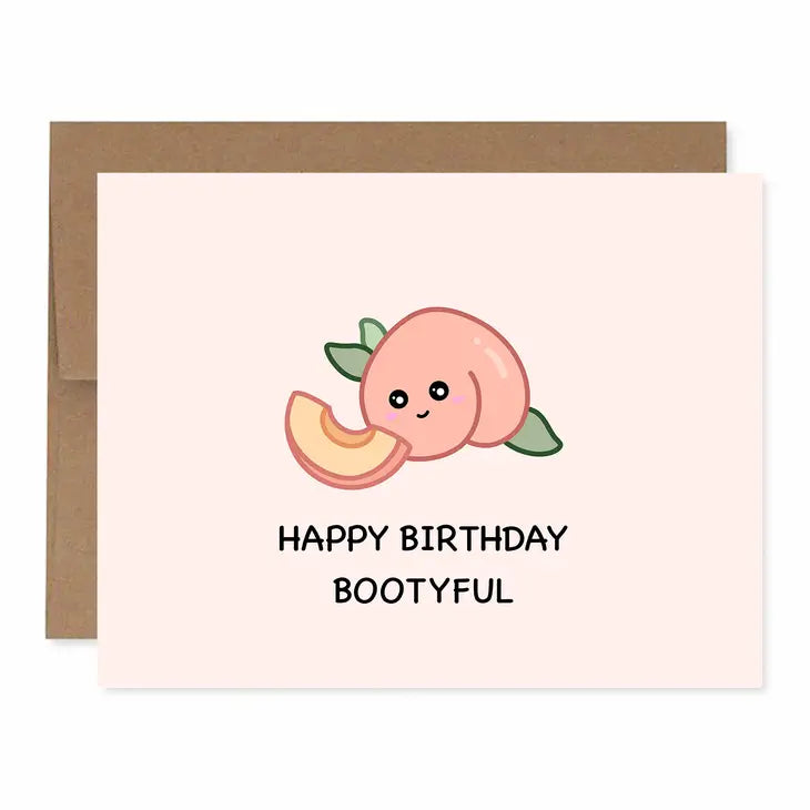 Happy Birthday Bootyful Greeting Card