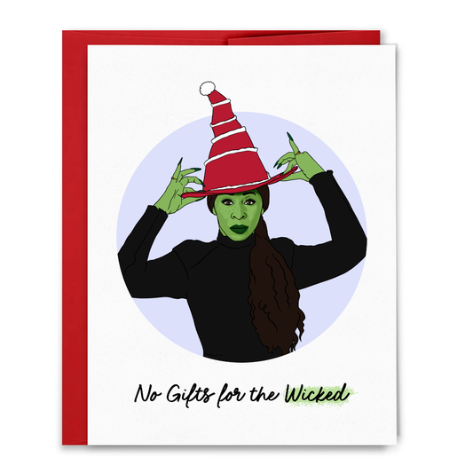 No Gifts for the Wckd Christmas Card