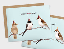 Load image into Gallery viewer, Happy Bird-Day Pun Birthday Card
