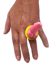 Load image into Gallery viewer, Super Fun Penis Solitaire Ring Pop
