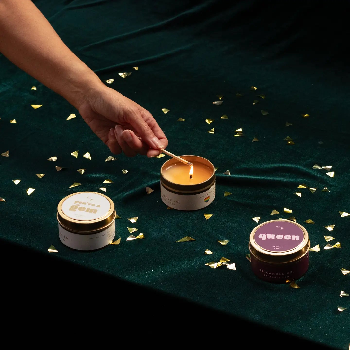 Queen Just Because 4 oz. Candle Tin