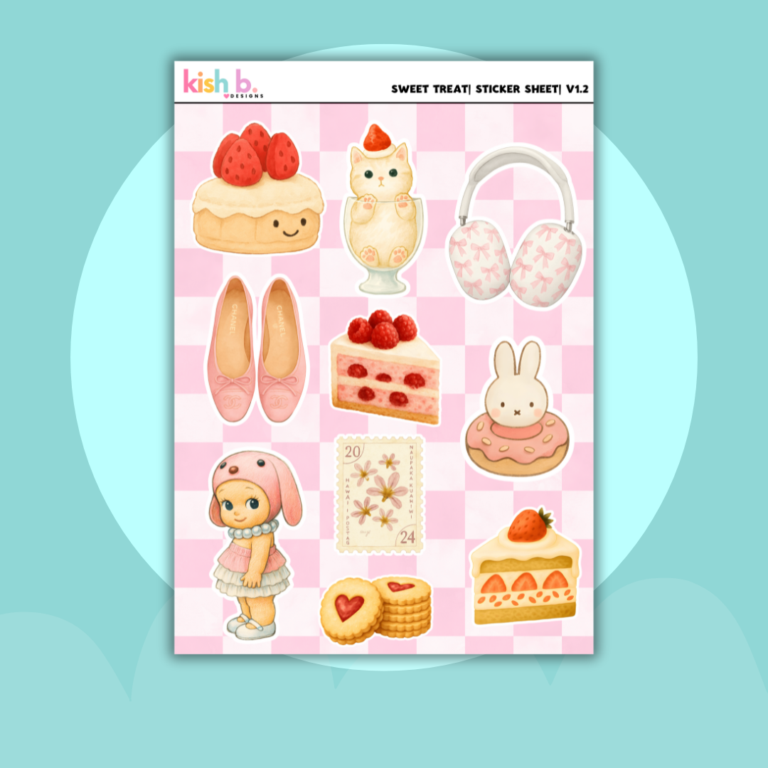 Sweet Treat| Journal| Sticker Sheet