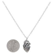 Load image into Gallery viewer, 18 Inch Anatomical Heart Necklace
