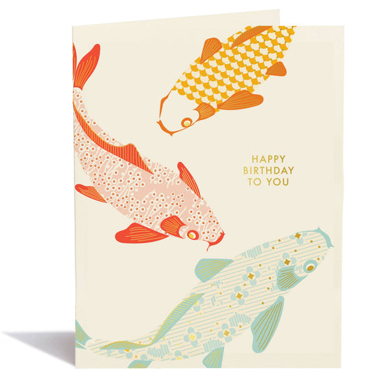 Birthday Koi Card