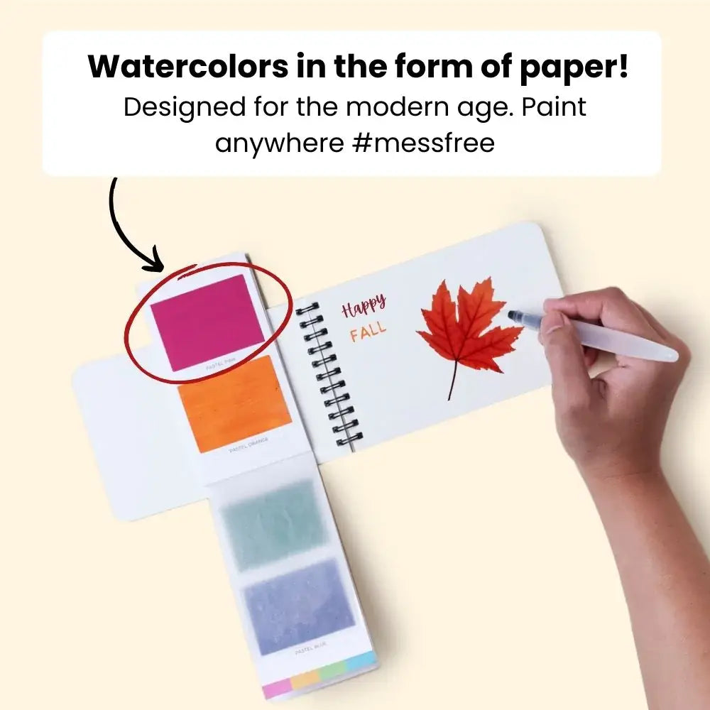 Autumn/Fall Colorsheets | Watercolor Set | Travel Paint