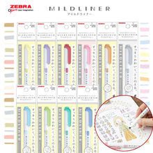 Load image into Gallery viewer, ZEBRA MILDLINER HIGHLIGHTER MILD COLOR
