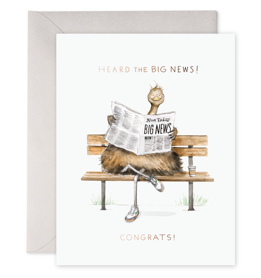 Big News | Congratulations Greeting Card