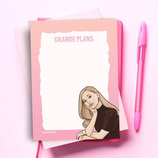 Pink Pop Culture Notepad / Journal