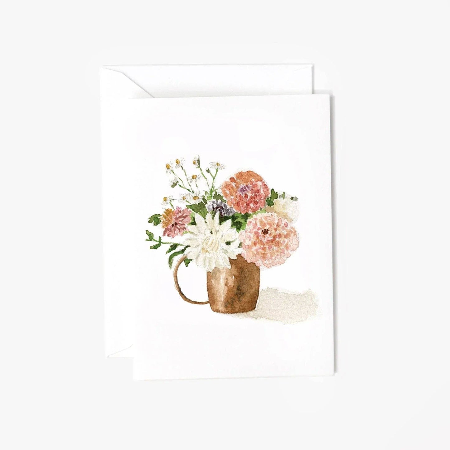 Dahlia mini enclosure notecard