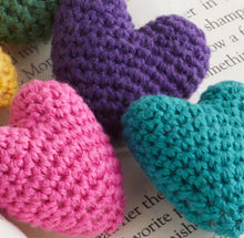 Load image into Gallery viewer, Mini Hearts Crocheted, Valentine&#39;s Day, Gift For Her, Love
