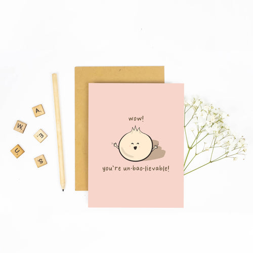 Wow! You're Un-bao-lievable! - Congratulations Card - Front & Company: Gift Store