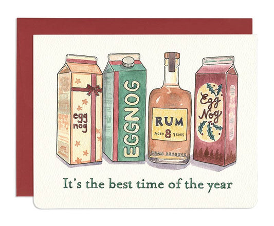 Eggnog & Rum Card