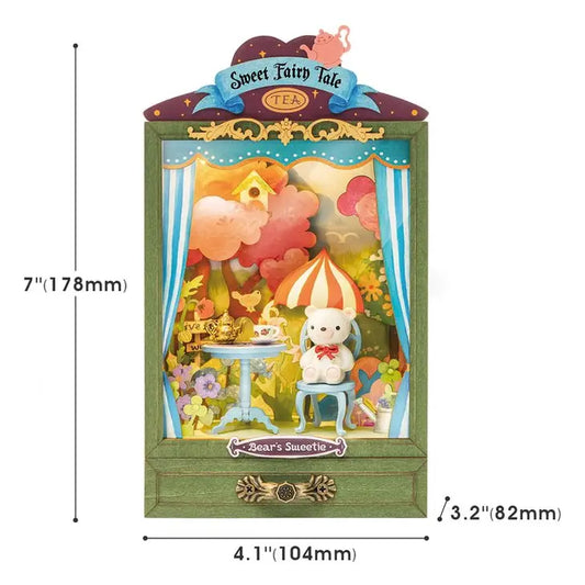 Diy Miniature House (Theater Box) Kit: Bear's Sweetie
