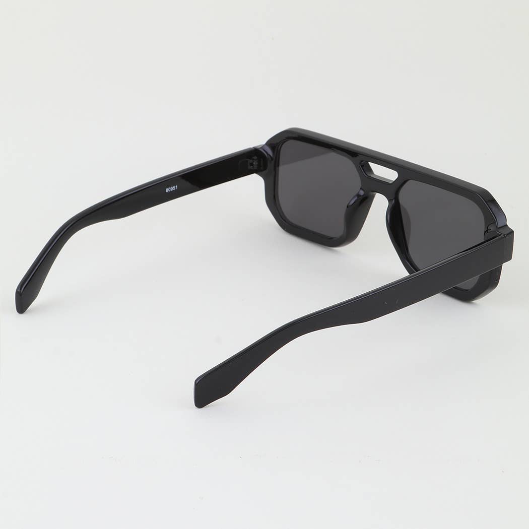 Bright Tortoise Aviator Block Sunglasses
