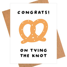 Load image into Gallery viewer, Wedding Card - Pretzel Knot Congrats
