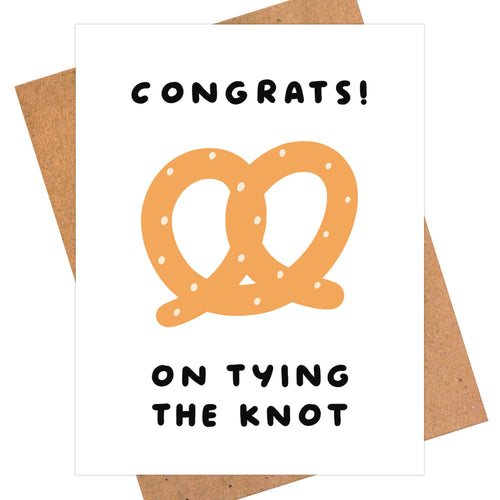 Wedding Card - Pretzel Knot Congrats - Front & Company: Gift Store