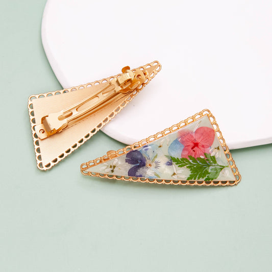 Real Pressed Flower Barrette