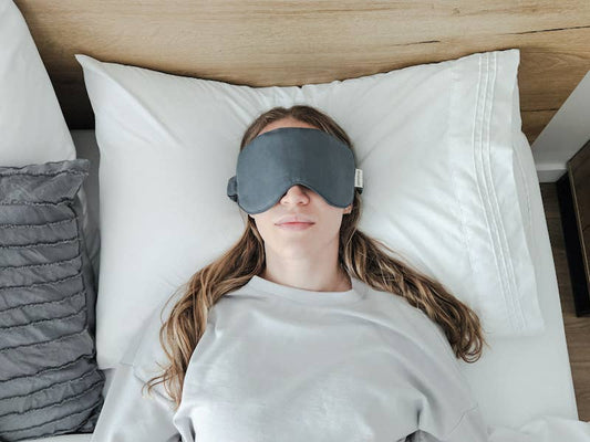 Tencel sleep mask (100% natural and vegan materials) Grey