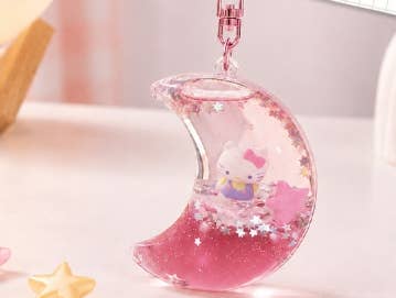 Sanrio Characters Luna Wish Water Globe Random Keychain