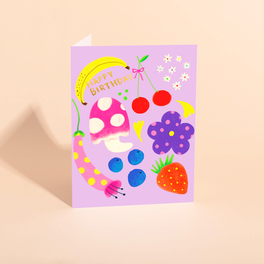 JUICY FRUIT - Birthday Card