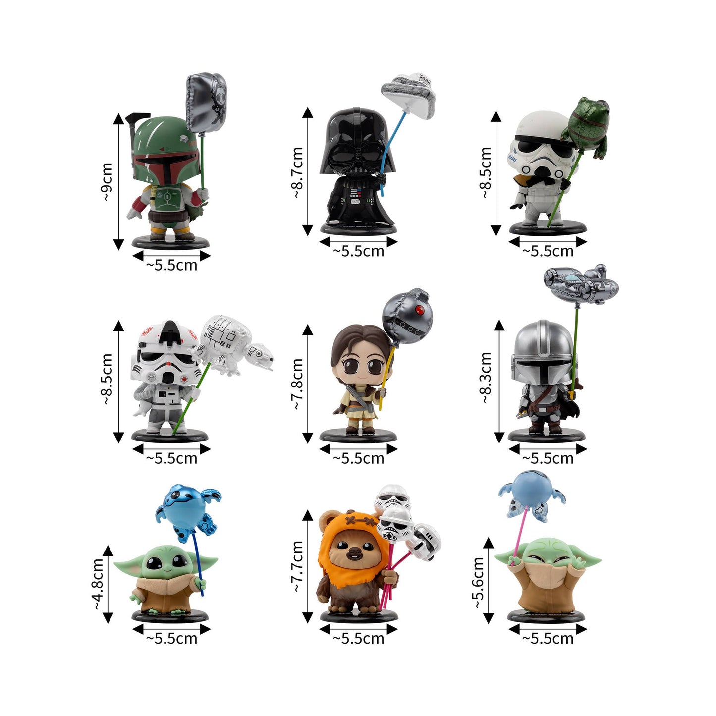 Star Wars Balloon Cosbi Bobble-Head Collection