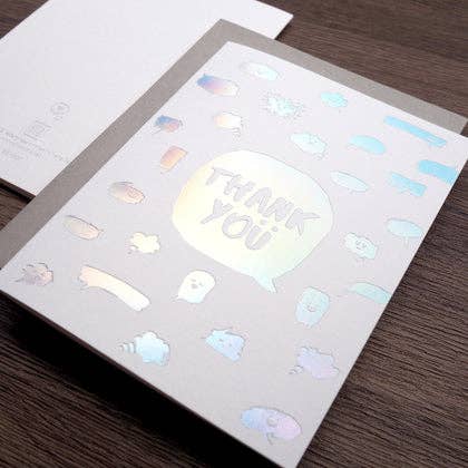 Thank you - speech bubble