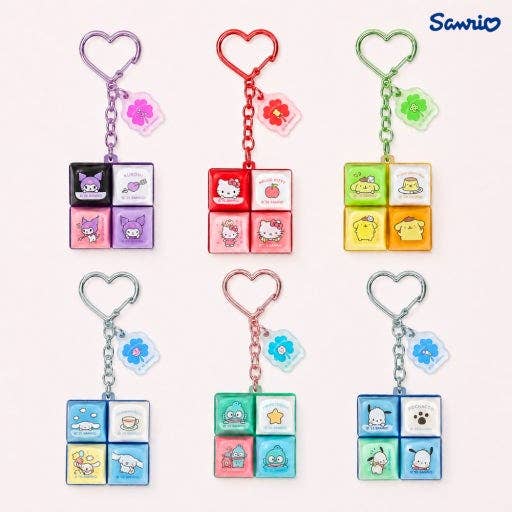 Hot-Selling Sanrio LED Custom Figure Keycap Keychain
