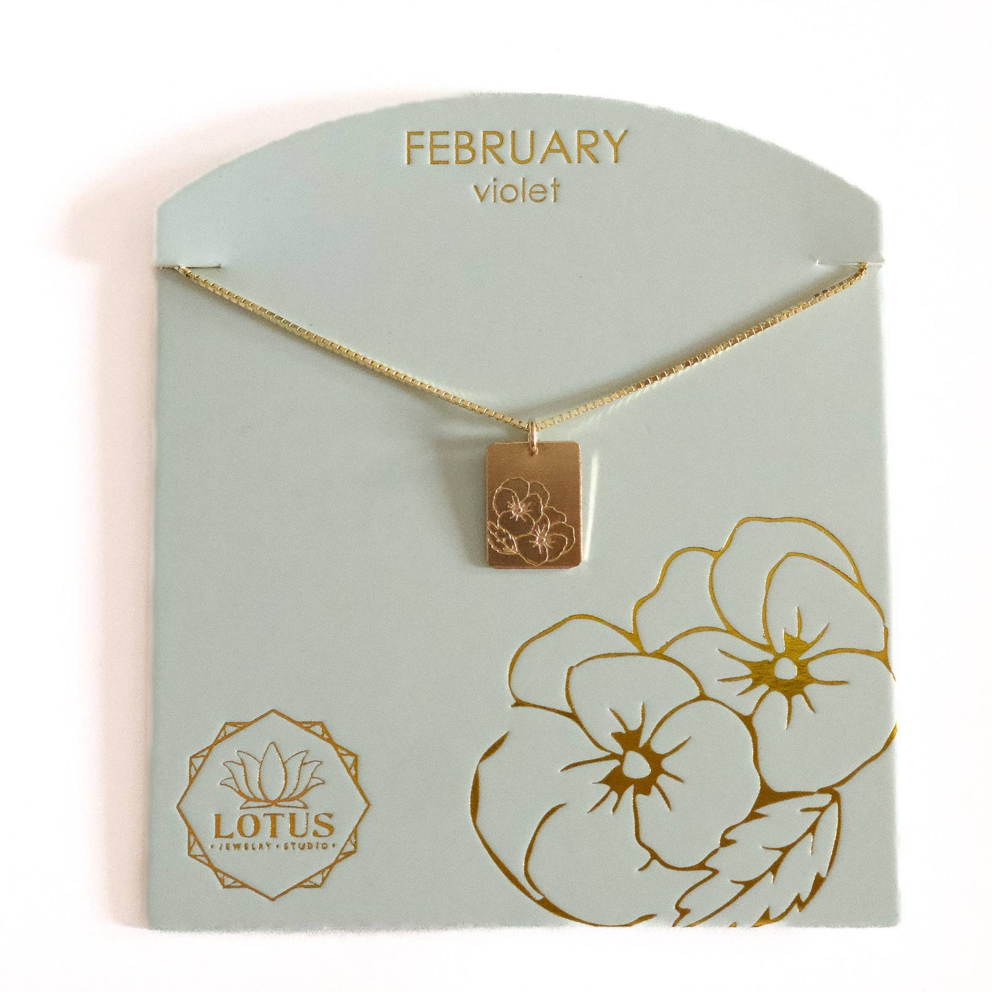 Birthflower Necklaces