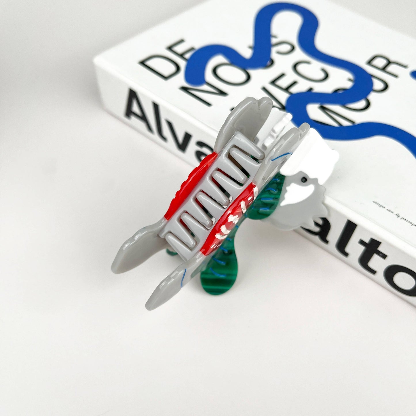 Schnauzer Hair Clip,Christmas Dog Claw Clip