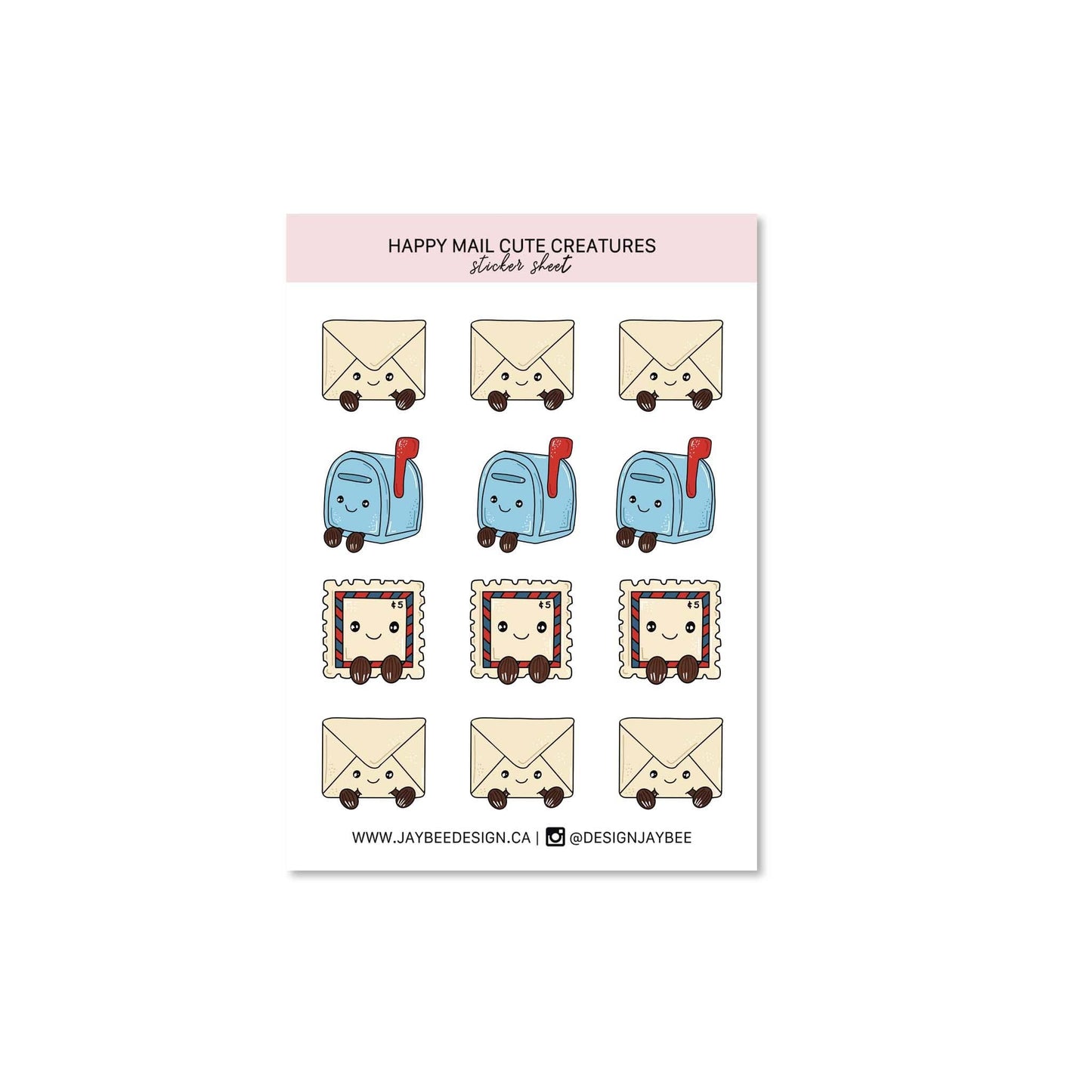 Happy Mail Mini Sticker Sheet