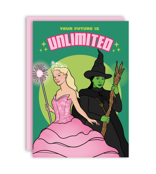 Your Future Is Unlimited Graduation Magical Greeting Card