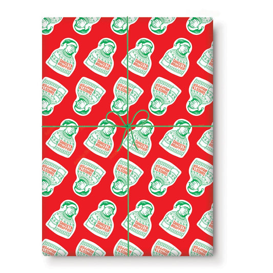 Gangsta Wrapper Biggie Gift Wrapping Paper (Single Sheet)