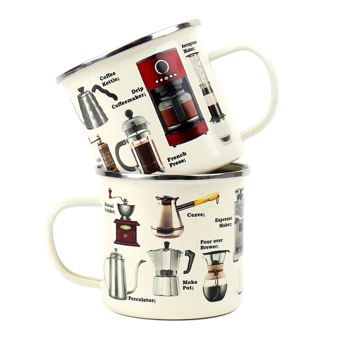 Enamel Mug - Bikes