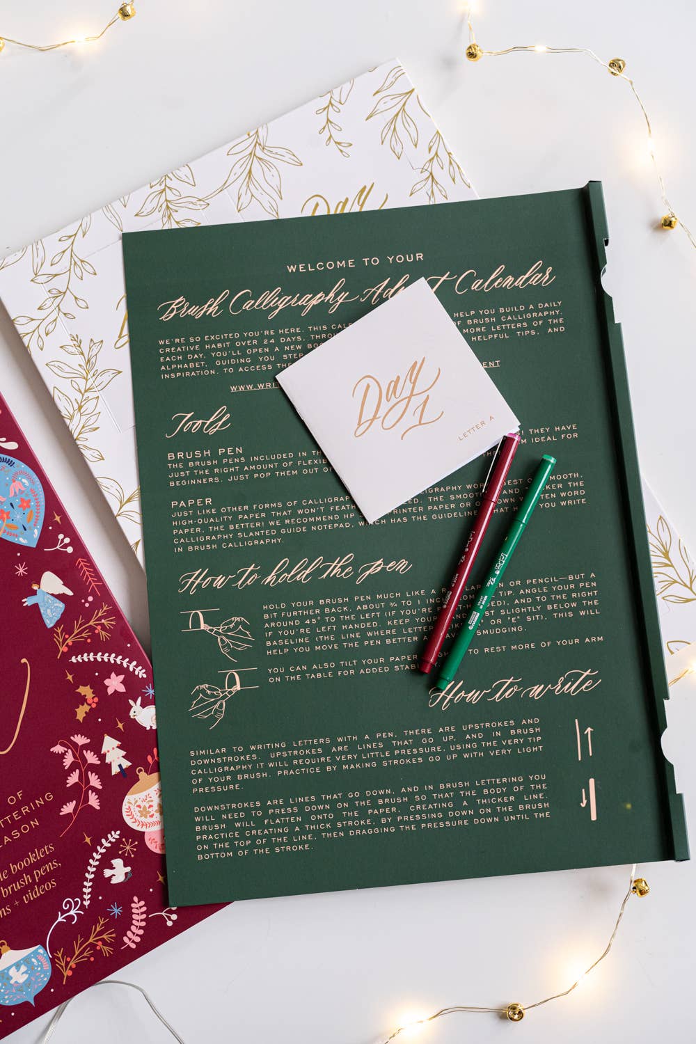 Brush Calligraphy Advent Calendar