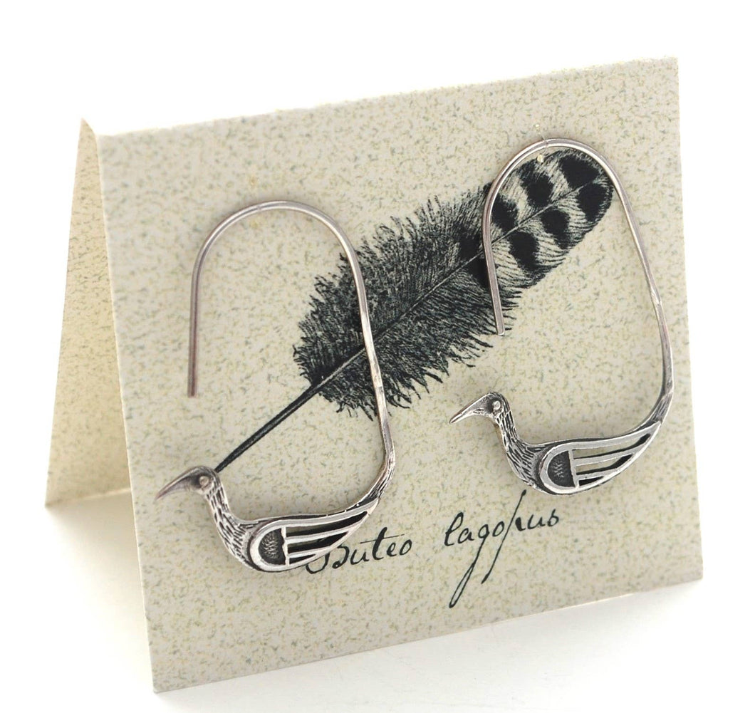 Lovebird Earrings - sterling silver Natural History