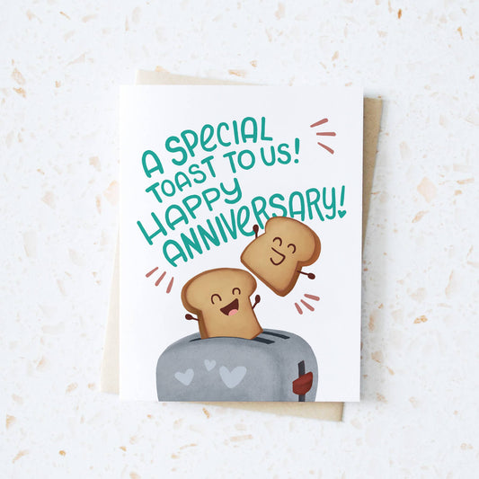 A Special Toast to Us! - Anniversary Greeting Card