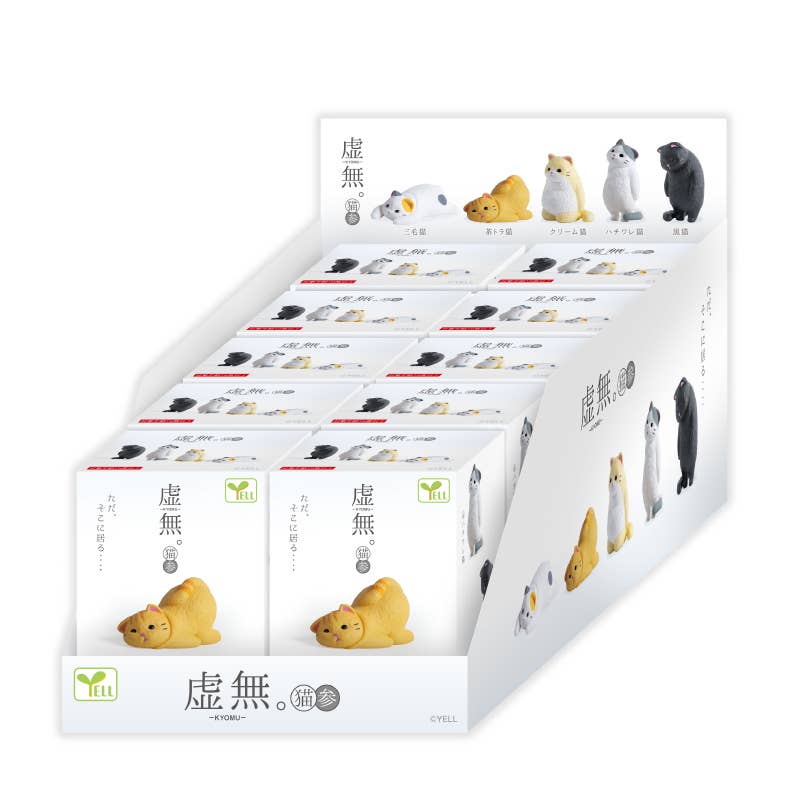 JAPANESE BLIND BOX - FEEL NOTHING CAT 3 BLIND BOX