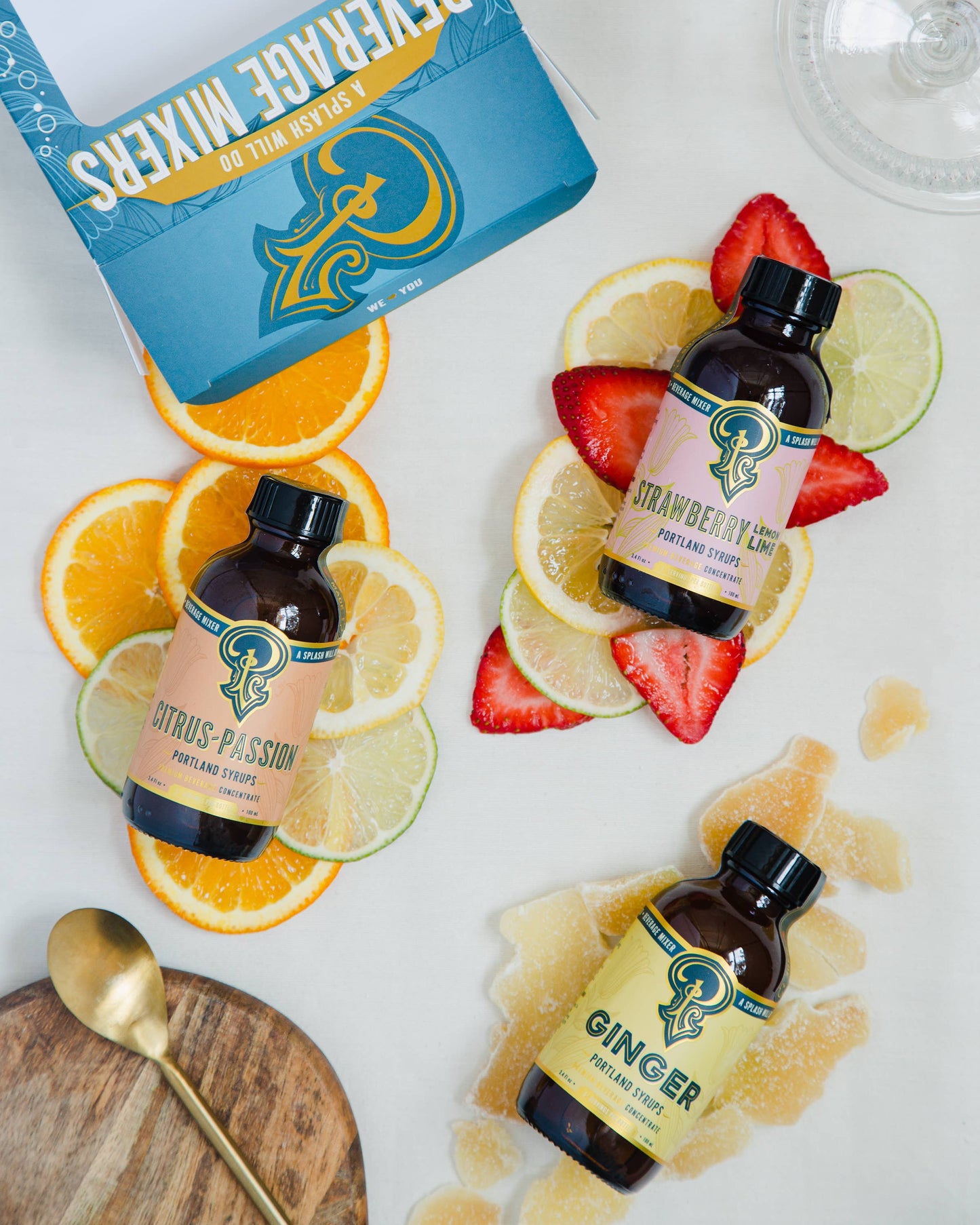 Gift Set - Blue Standard Cocktail / Mocktail Drink Mixers