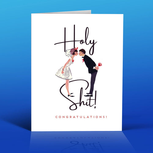 HOLY SHIT WEDDING card - Front & Company: Gift Store