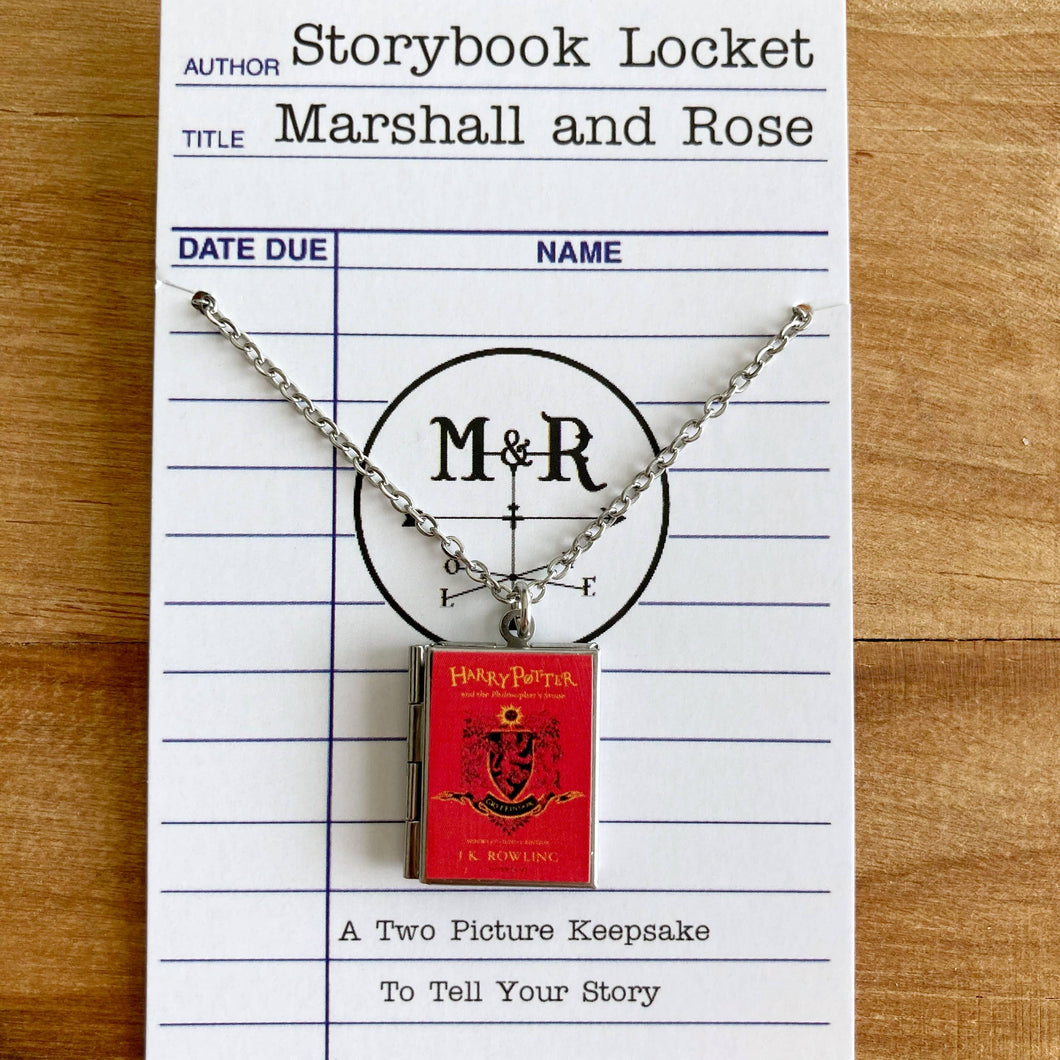 Book Locket Harry Potter - House Gryffindor