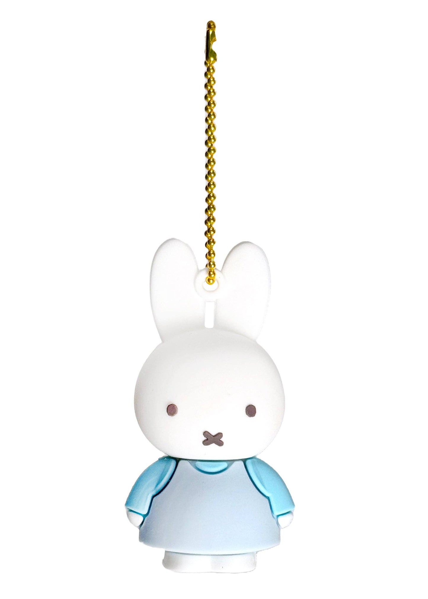 Miffy Rubber Mascot Keychain in Blue