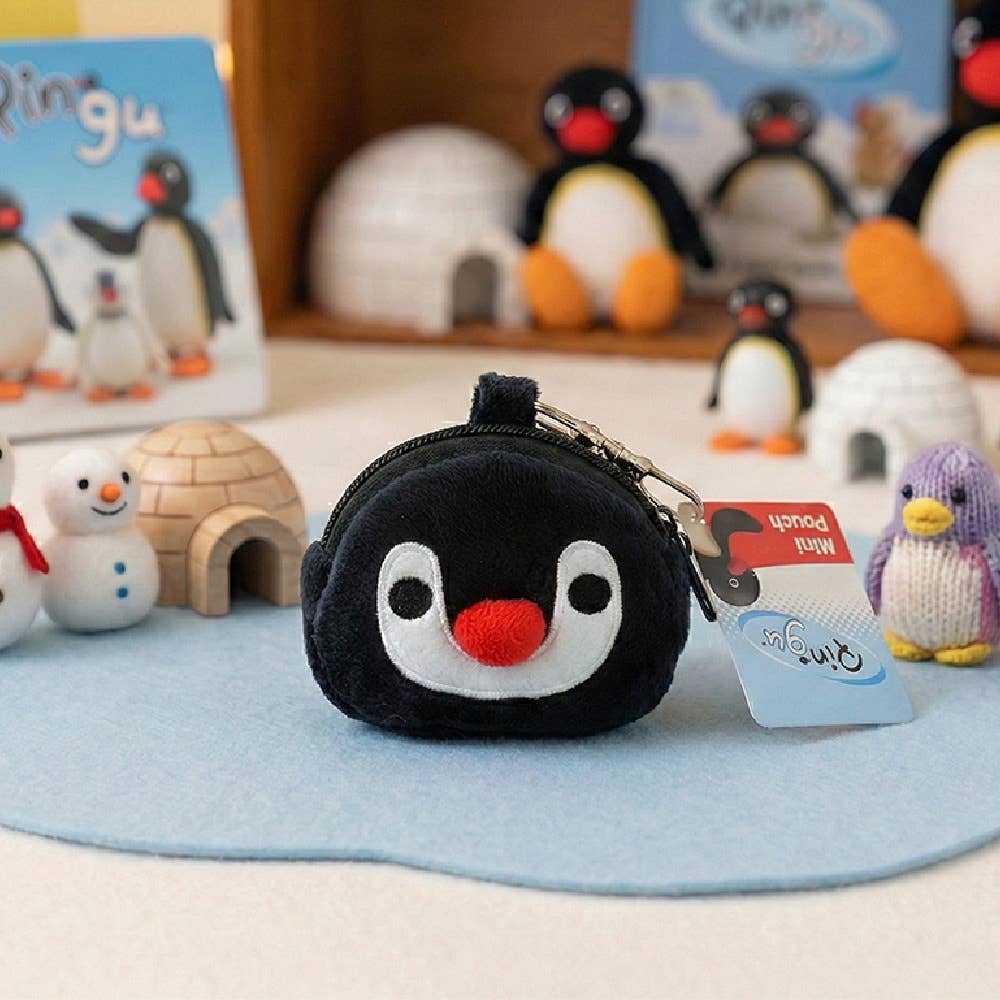 Pingu & Pinga Mini Plush Pouch Keychain