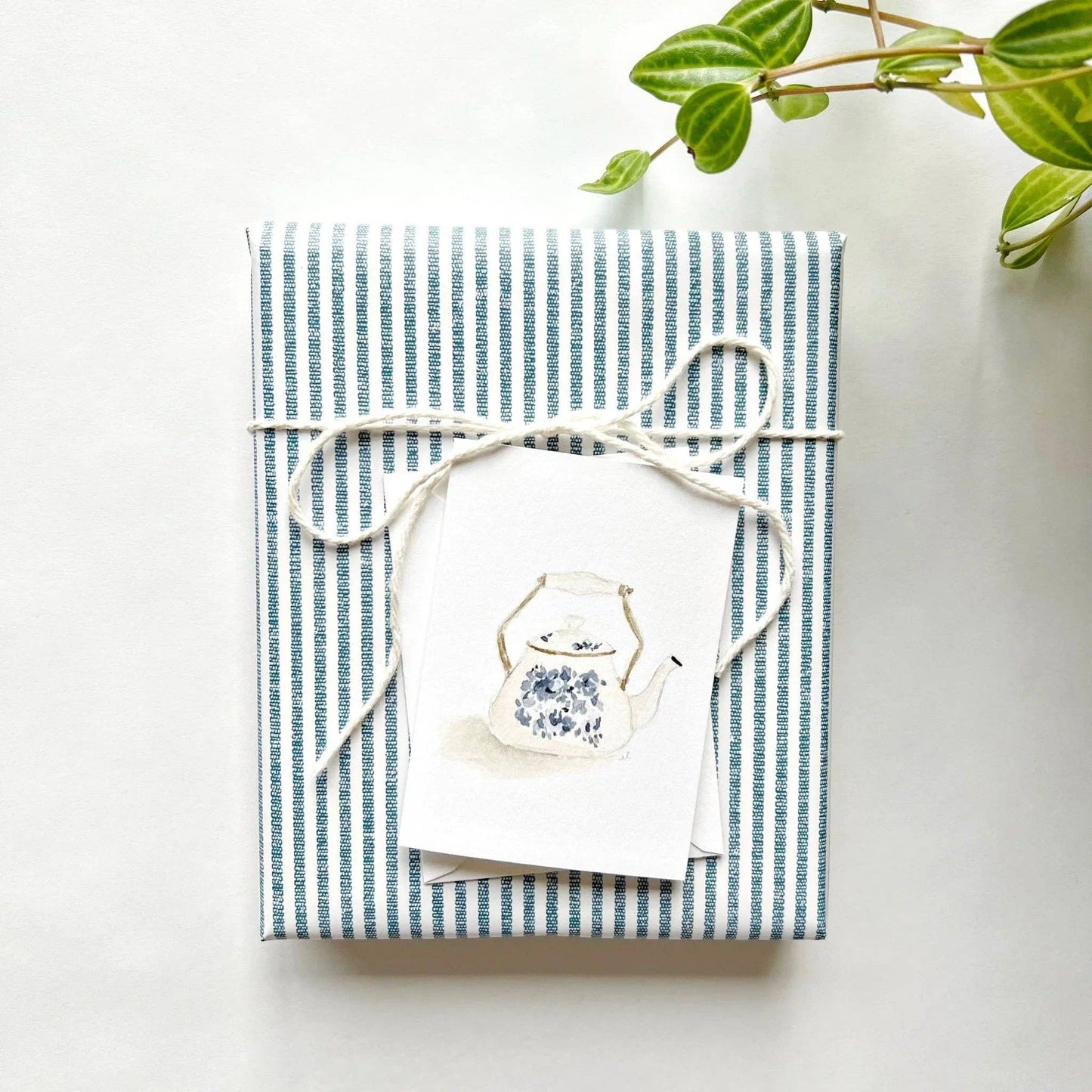 Teapot mini enclosure notecard