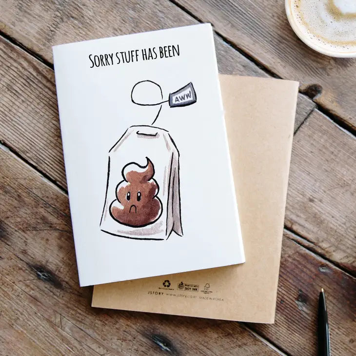 "Shit-Tea" Sympathy - Sorry, Sickness, Mental Health Card