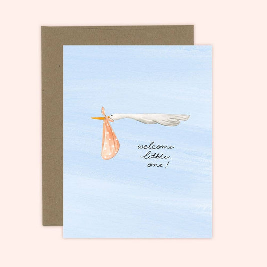 Welcome Little One Greeting Card | New Mom Baby Card
