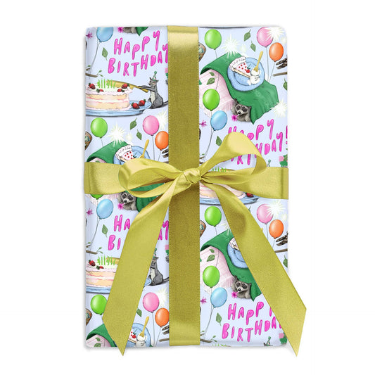 Roll - Woodland Animal Birthday Gift Wrap