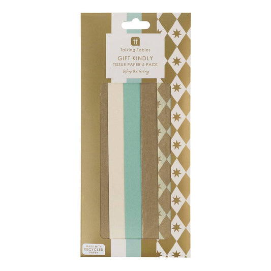 Gilded Tissue Paper - 5 Sheets