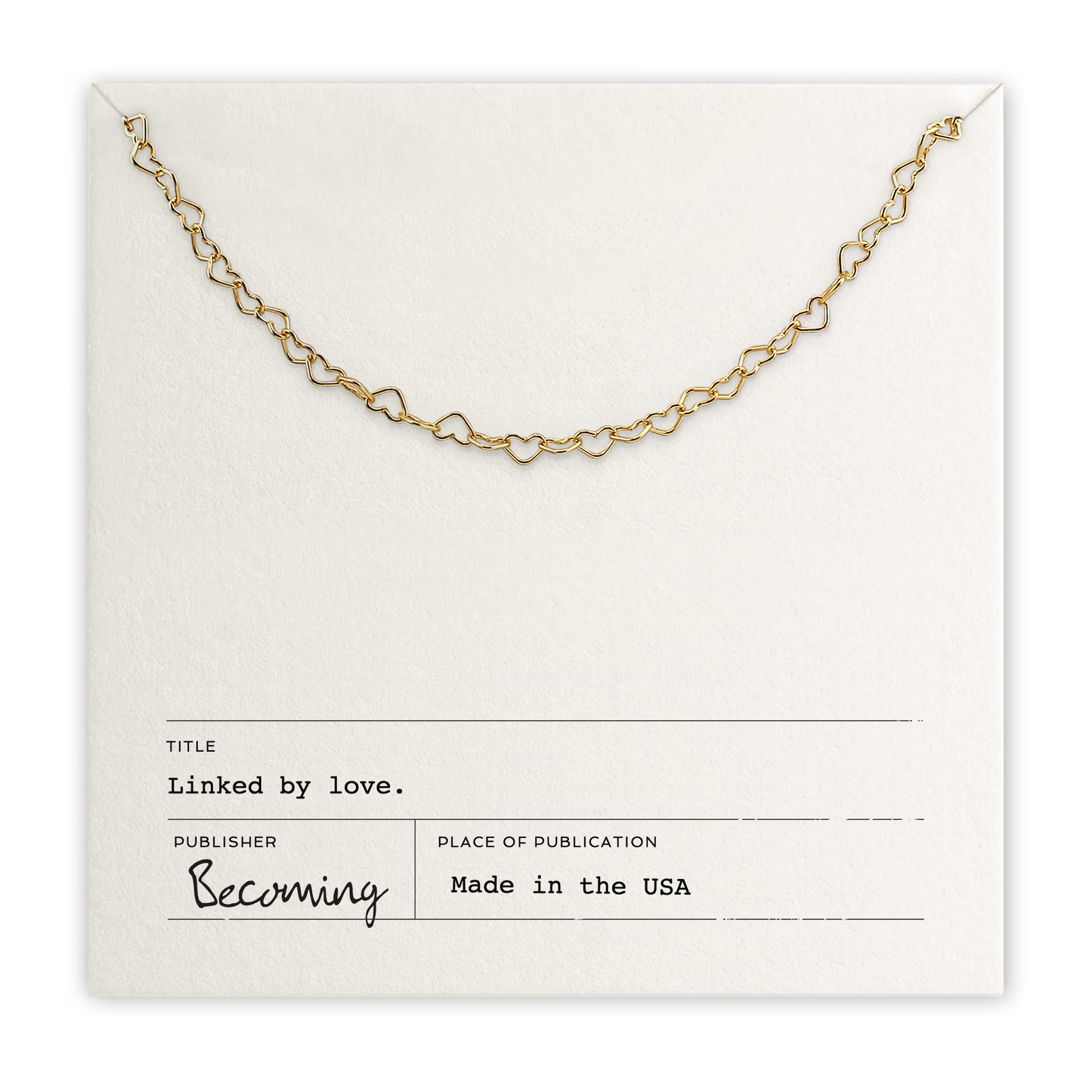 Heart Chain Necklace
