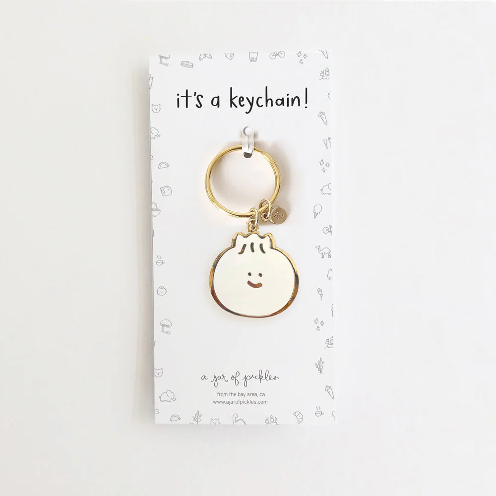 Bao Dumpling Keychain